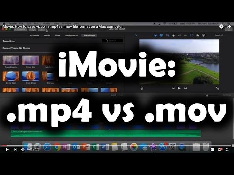 convert a mp4 to a mov for mac
